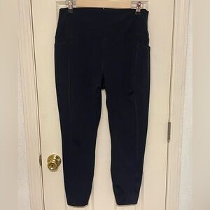 RBX Women's Black Leggings with Pockets